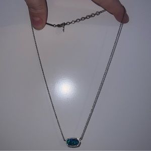 Kendra Scott Short Blue/Green Necklace